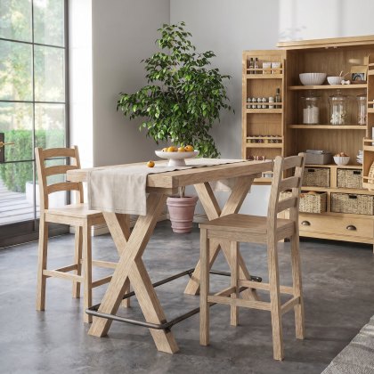 Providence (White Wash) - Bar Table