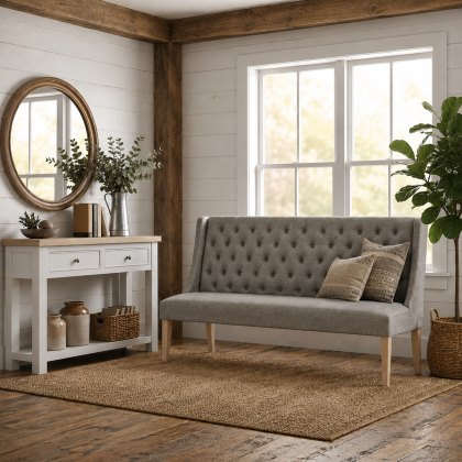 New Hampshire - Console Table (Stone Grey)