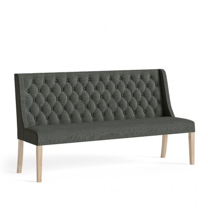 Provence - Button Back Sofa Chair (Charcoal)