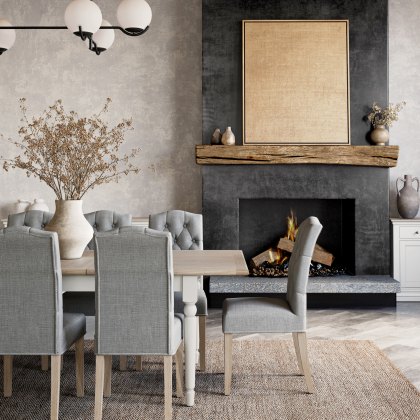 Provence - Chelsea Chair (Natural) White Wash Leg