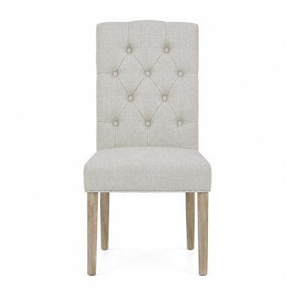 Chelsea Chair - White Wash Leg (Natural)