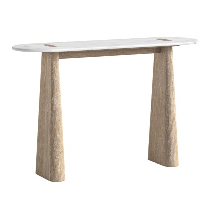 Bridgeport - Console Table (Travertine Top) Bridgeport - Console Table (Travertine Top)