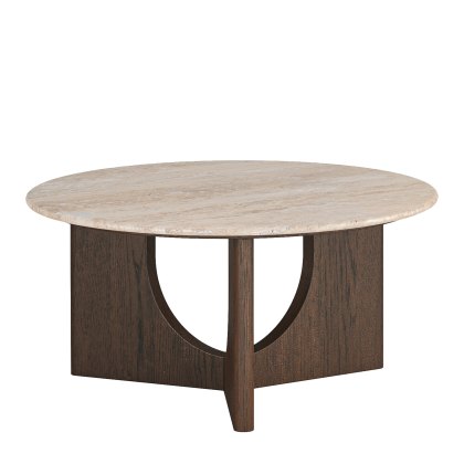 California - Coffee Table (Travertine Top)