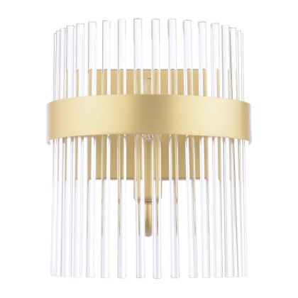 Laura Ashley - Alexa Wall Light Glass and Matt Antique Brass