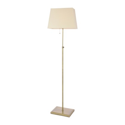 Laura Ashley - Bartley Floor Lamp Antique Brass With Shade