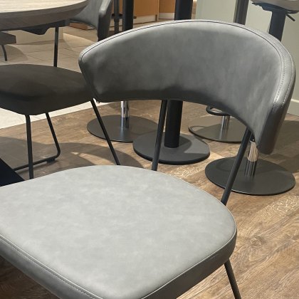 Astoria - Dining Chair Grey PU Astoria - Dining Chair Grey PU