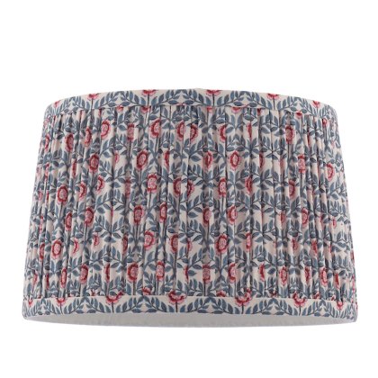 Joules - Folly Multi Coloured Cotton Tapered Drum Shade (25cm)