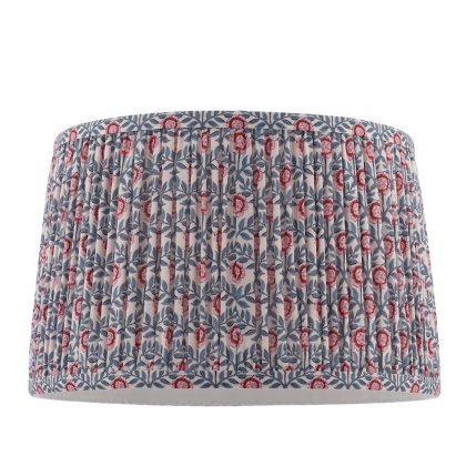 Joules - Folly Multi Coloured Cotton Tapered Drum Shade (30cm)