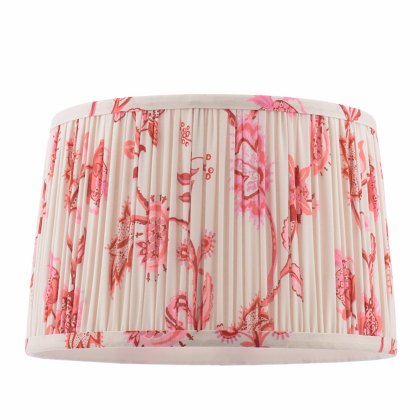 Joules - Folly Pink Cotton Tapered Drum Shade (30cm)