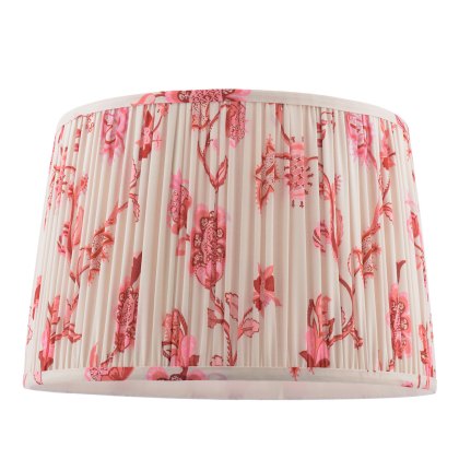 Joules - Folly Pink Cotton Tapered Drum Shade (40cm)