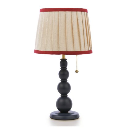 Joules Harewood - Table Lamp With Shade (Matt Blue and Matt Antique Brass)