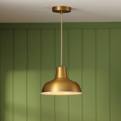 Joules - Hatfield Pendant Matt Antique Brass
