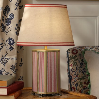 Joules Helmingham - Table Lamp With Shade (Matt Antique Brass)