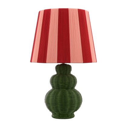 Joules - Whitby Table Lamp Matt Green With Shade