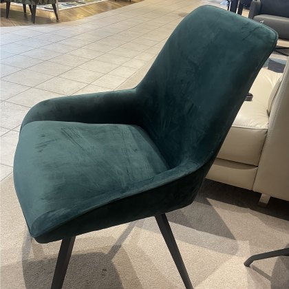 Malta - Dining Chair (Forest Green Velvet)