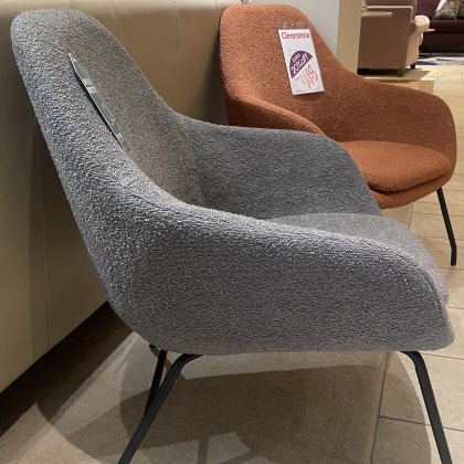 Moby - Accent Chair (Grey Fabric)
