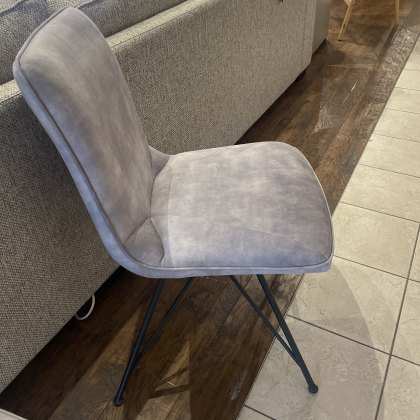 Lola - Dining Chair (Grey Fabric)