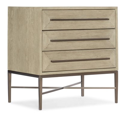 Capri - Three-Drawer Bedside Table