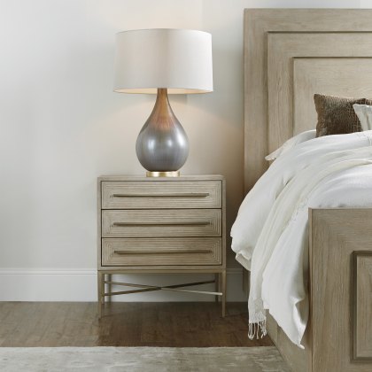 Capri - Three-Drawer Bedside Table