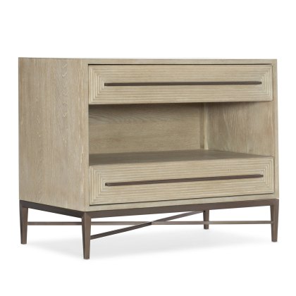 Capri - Two-Drawer Bedside Table