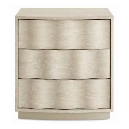 Malibu - 3 Drawer Bedside Table