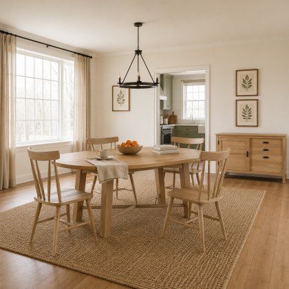 Albany - Round Extending Dining Table Albany - Round Extending Dining Table