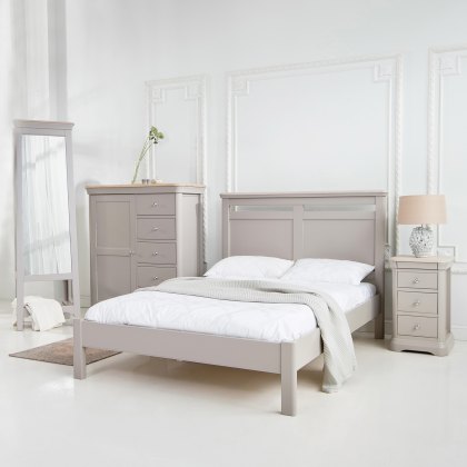 Stag Cromwell Bedroom - Panel Bed King Size