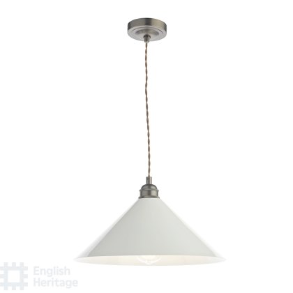 English Heritage - Audley End Pendant Rubbed Bronze and Cream