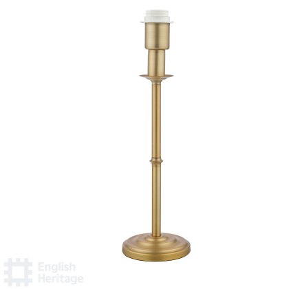 English Heritage - Marble Hill Table Lamp Aged Brass Base Only