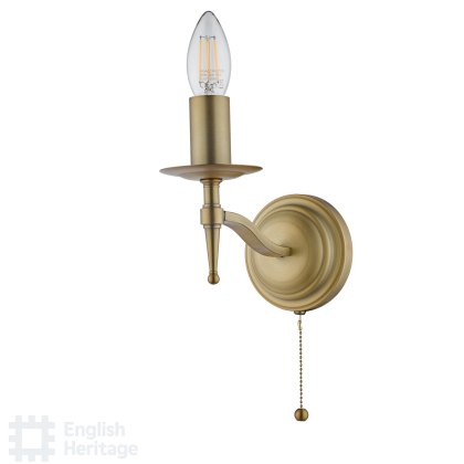 English Heritage - Marble Hill Wall Light Aged Brass Bracket Only