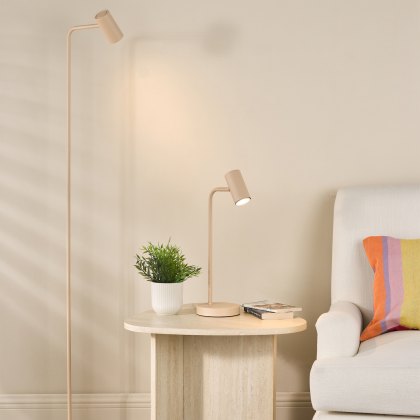 Dar - Thierry Task Floor Lamp Matt Taupe