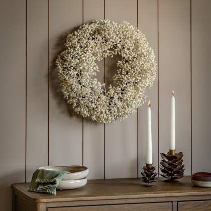 Accessories - Natural Gypsophila Wreath
