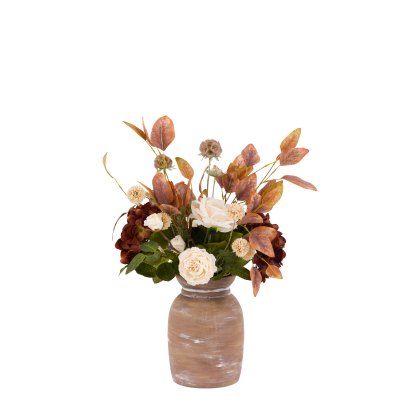 Faux Flowers - Rustic Hydrangea Arrangement