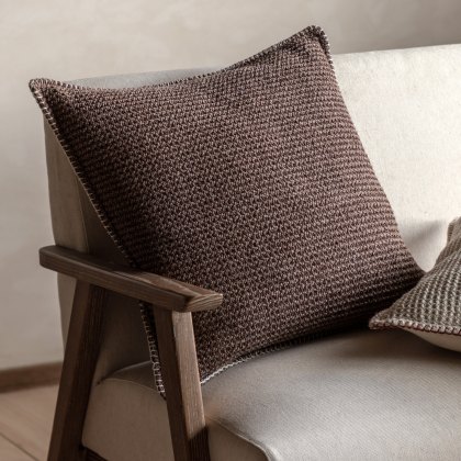 Cushions - Alder Textured Cushion Brown