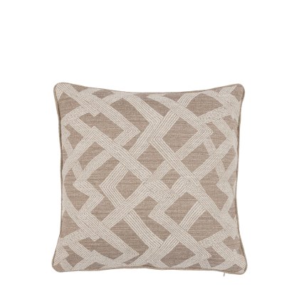 Cushions - Celeste Jacquard Cushion Natural Cushions - Celeste Jacquard Cushion Natural
