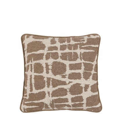 Cushions - Elara Jacquard Cushion Mocha Cushions - Elara Jacquard Cushion Mocha