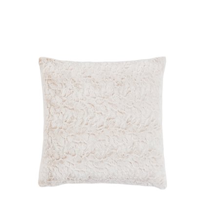 Cushions - Kilburn Faux Fur Cushion Natural (2pk)