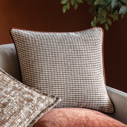 Cushions - Maison Chenille Jacquard Rust