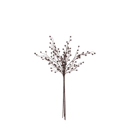 Faux Flowers - Brown Rustic Berry Stem (5pk) Faux Flowers - Brown Rustic Berry Stem (5pk)