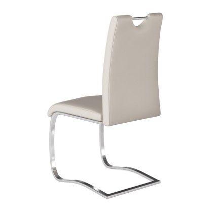 Gabi - Dining Chair (Cream Faux Leather)