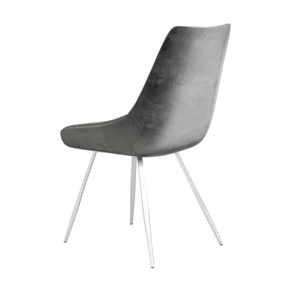 Lanna - Dining Chair (Dark Grey Fabric)