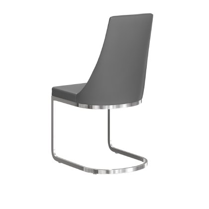 Mia - Dining Chair (Grey Faux Leather)