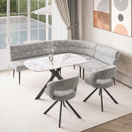 Abbott - Swivel Dining Chair (Grey)