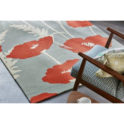 Scion - Poppy Pop Sage Poppy Rug