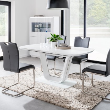 Coppinger - Extending Dining Table (White Gloss)