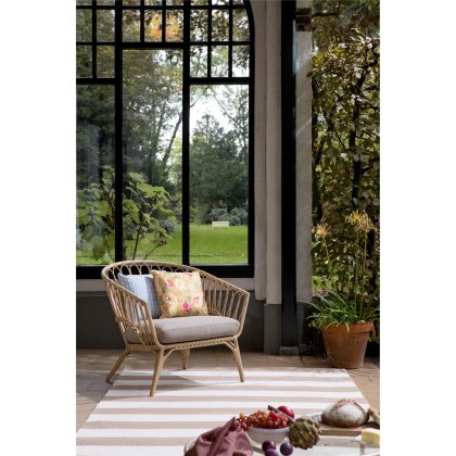 Laura Ashley - Lille Pale Ochre Outdoor Rug