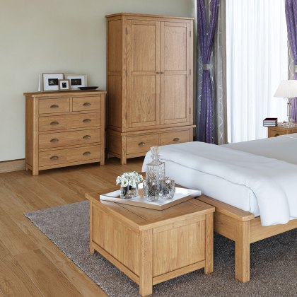 Bridgend - 2+3 Drawer Chest (Oak)
