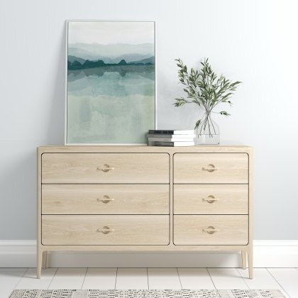 Emily Bedroom - Wide Chest 6 Drawers