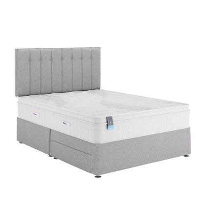 Relyon Whisper Gel Fusion 2400 - Mattress and Divan Base Set