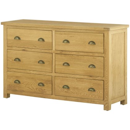 Bridgend - Six Drawer Chest (Oak)